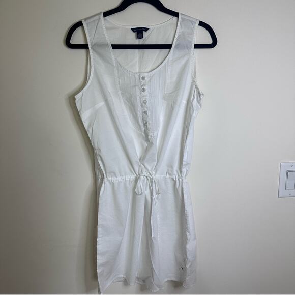 Tommy Hilfiger White Women’s Swim Cotton Beach Pool Cover up size M - Picture 1 of 11